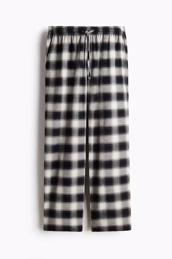 Брюки из фланели relaxed fit