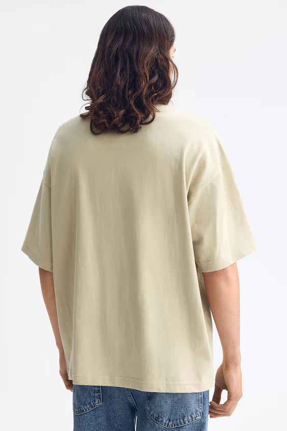 Футболка из хлопка свободного кроя oversized