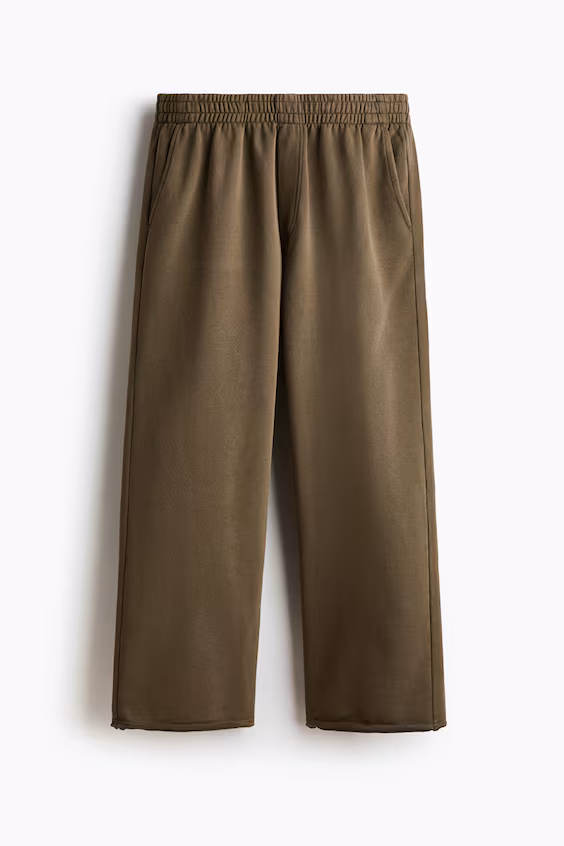 Комфортные тренировочные хлопковые брюки h&m