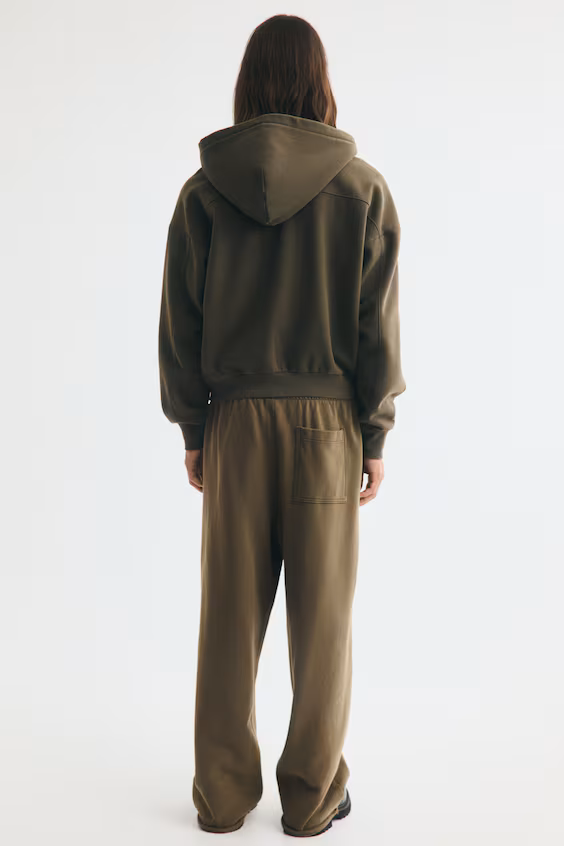 Комфортные тренировочные хлопковые брюки h&m