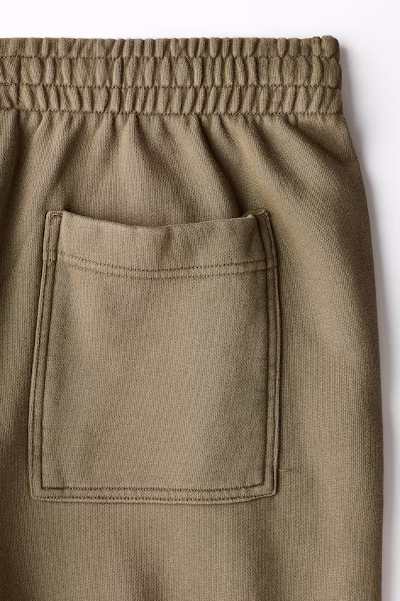 Комфортные тренировочные хлопковые брюки h&m