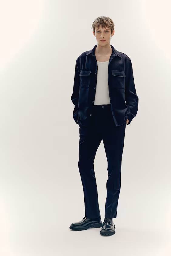 Классические брюки slim fit