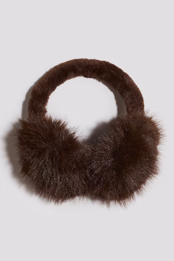 Меховые наушники h&m