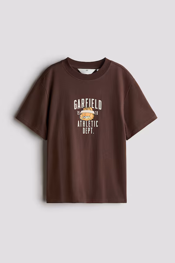 Футболка с принтом h&m
