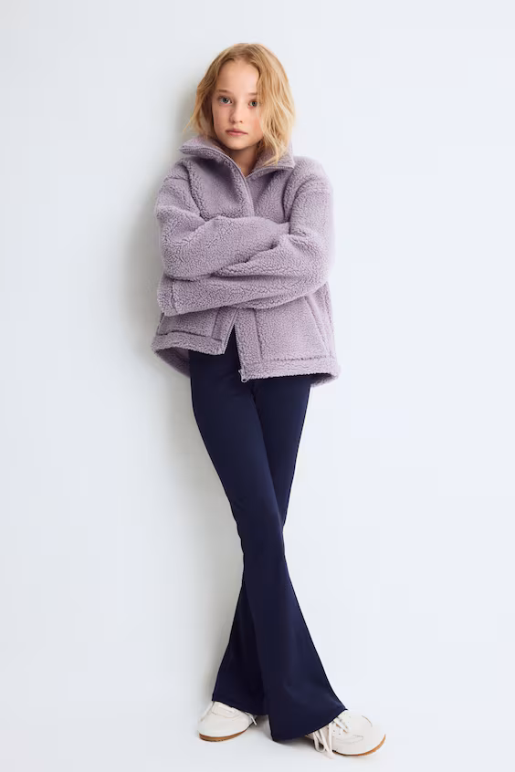 Теплая плюшевая спортивная куртка