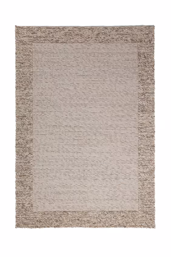 Коврик rue plait из нейтральной шерстяной смеси