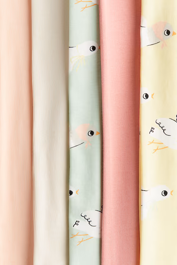 Пара из 5 леггинсов из хлопка