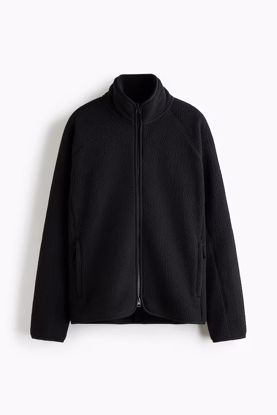 Спортивная куртка из плюша h&m