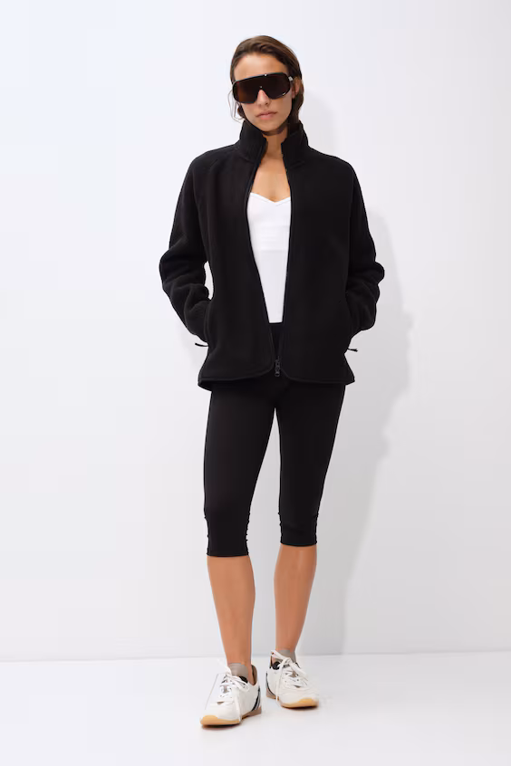Спортивная куртка из плюша h&m