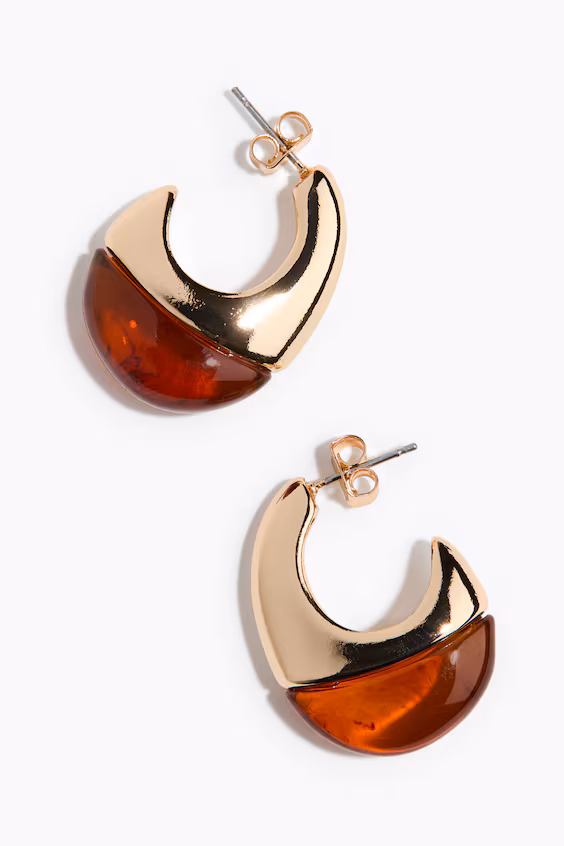 Круглые серьги