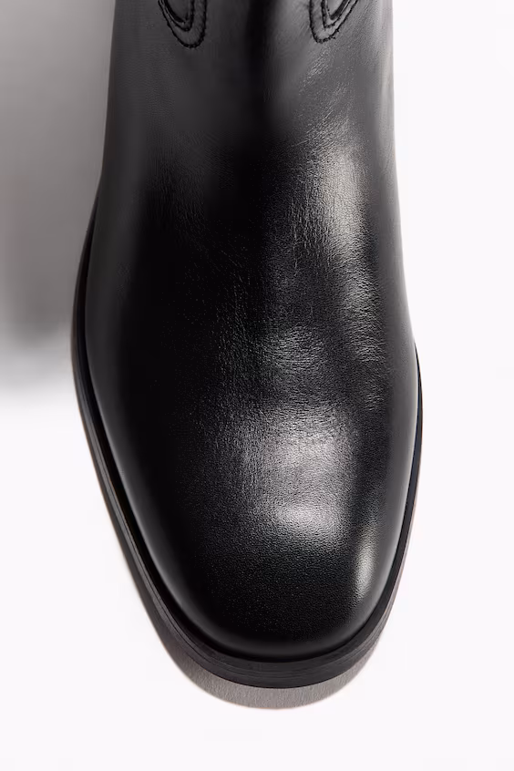Кожаные ботинки h&m