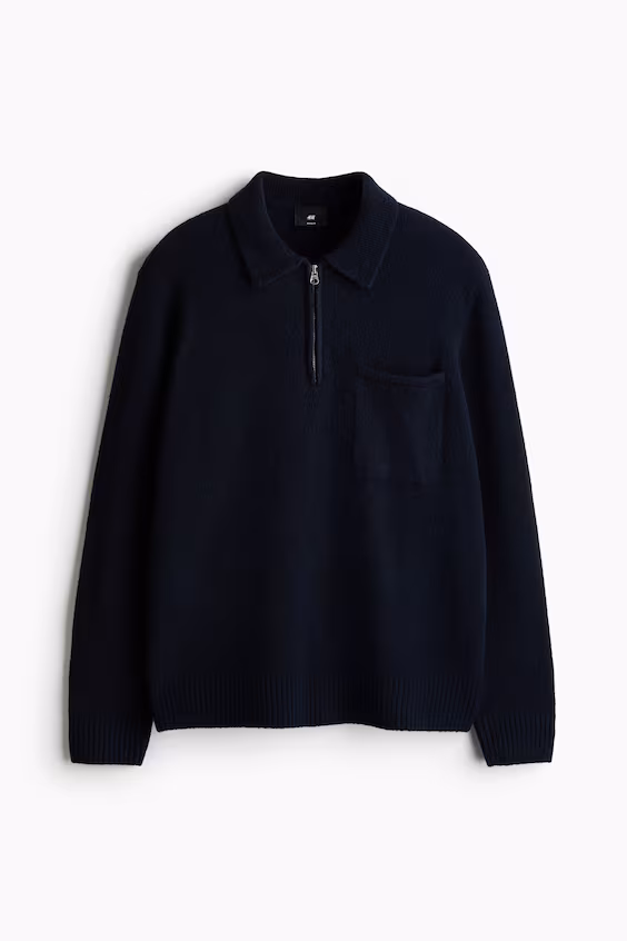 Поло из трикотажа стандартного кроя h&m