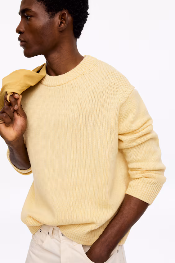 Свитер из толстой шерстяной ткани h&m