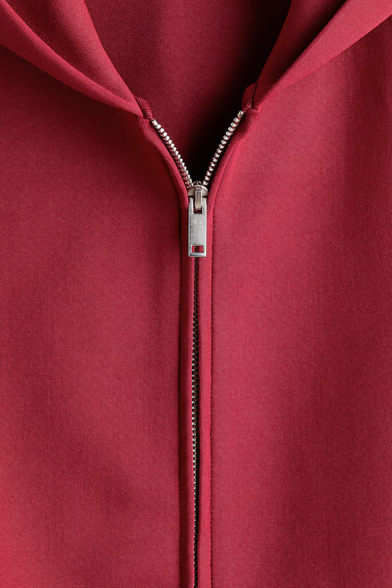 Пальто из интерлока с капюшоном oversized fit