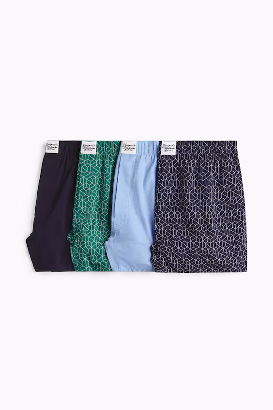 Набор из 4 боксеров из ткани h&m