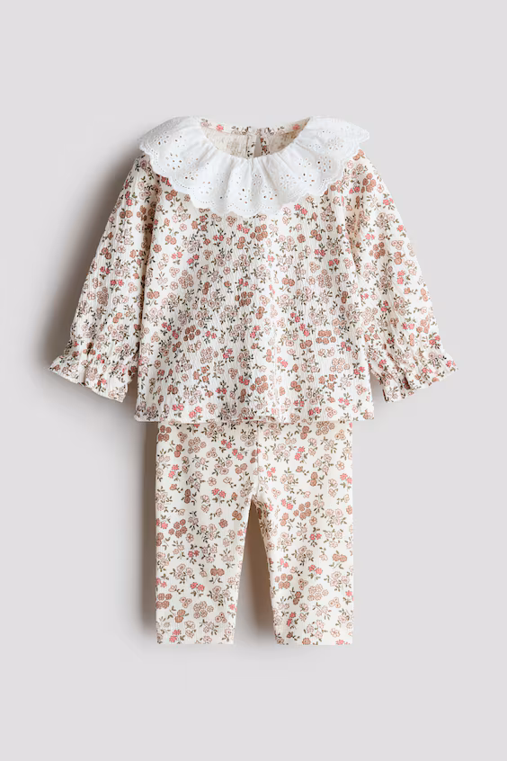 Хлопковый комплект из 2 предметов h&m