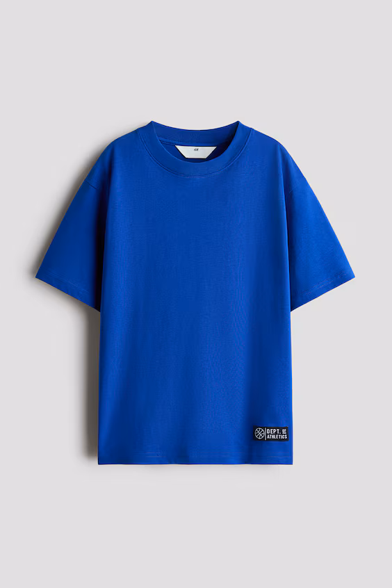 Свободная футболка с принтом h&m