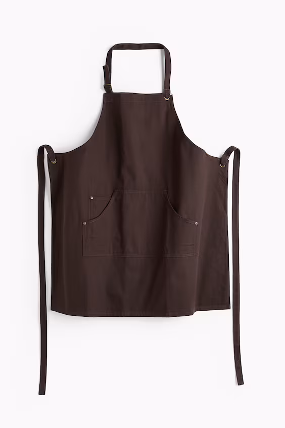 Фартук из хлопкового полотна h&m