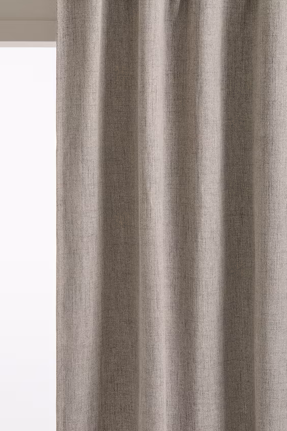 Набор из 2 сверхдлинных плотных штор