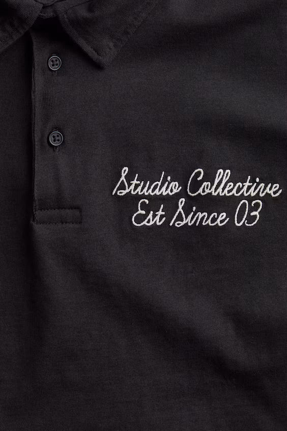 Рубашка регби из хлопкового джерси