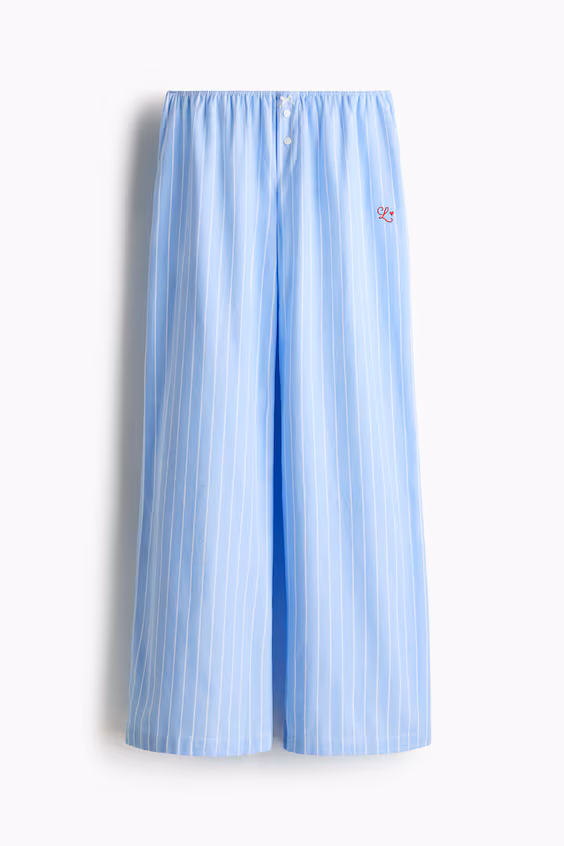 Пижамные брюки из фланели