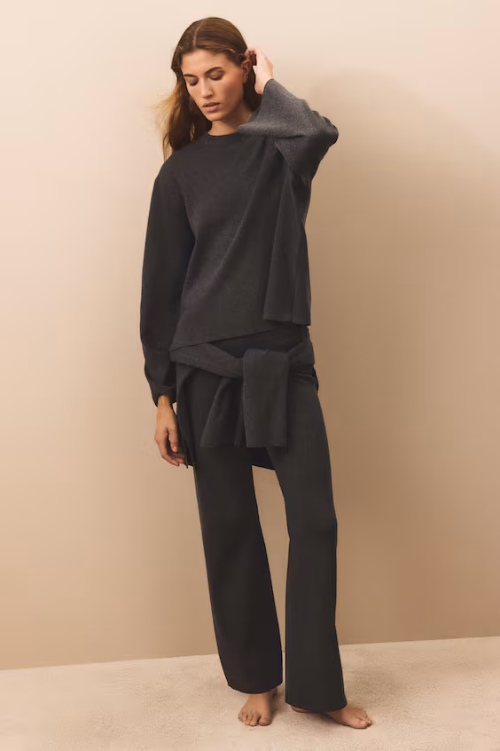 Брюки из тонкой ткани h&m