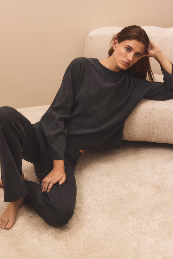 Брюки из тонкой ткани h&m
