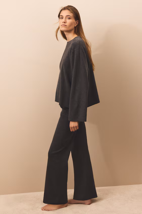 Брюки из тонкой ткани h&m
