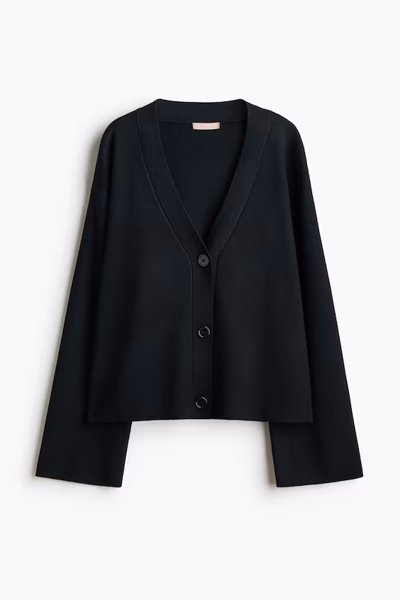 Кардиган из тонкой ткани h&m