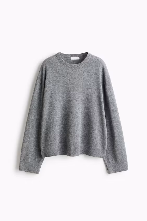 Свитер из тонкой кашемировой пряжи h&m