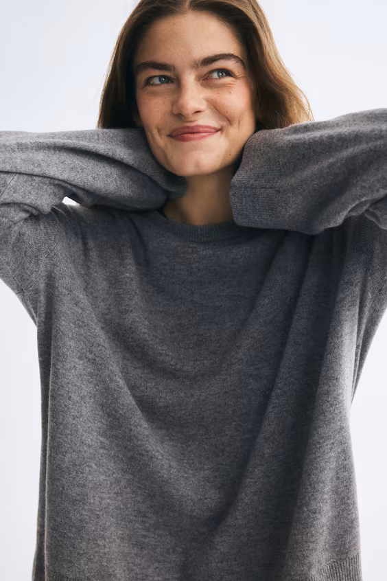 Свитер из тонкой кашемировой пряжи h&m