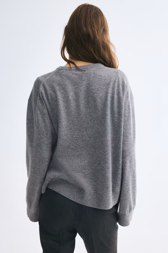 Свитер из тонкой кашемировой пряжи h&m