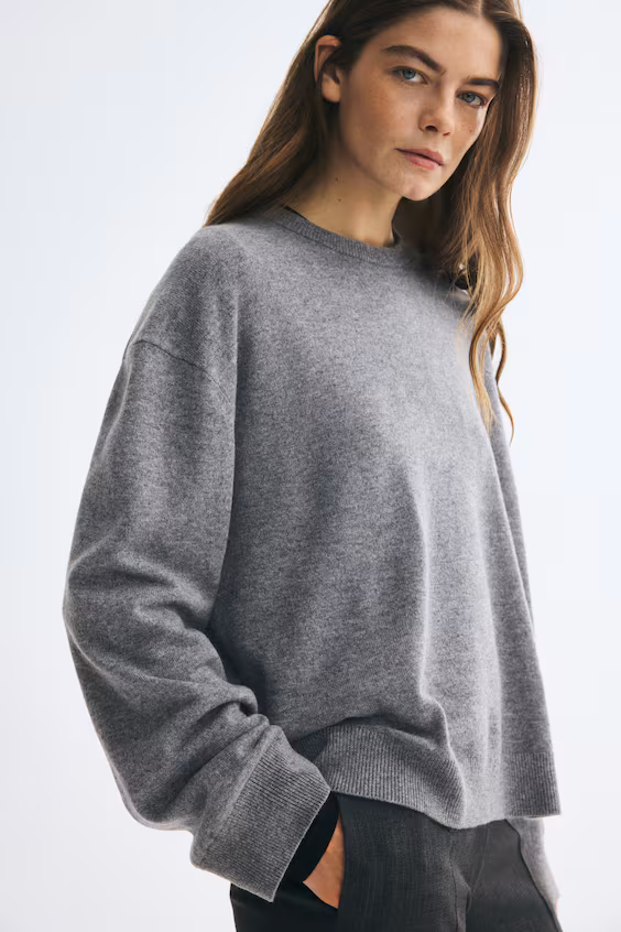 Свитер из тонкой кашемировой пряжи h&m