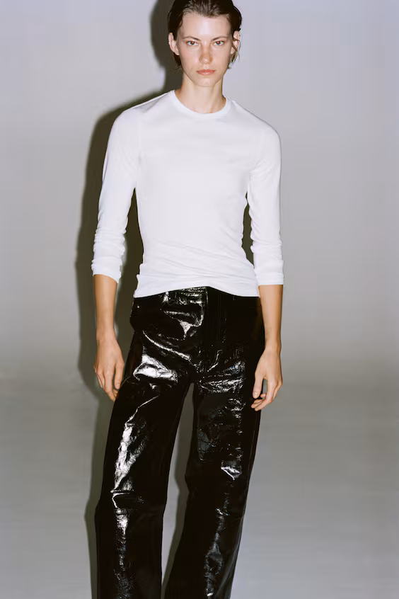 Свитер с длинными рукавами warming slim fit