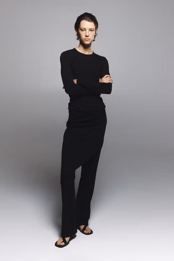 Свитер с длинными рукавами warming slim fit