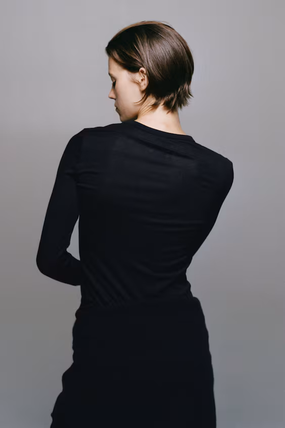 Свитер с длинными рукавами warming slim fit