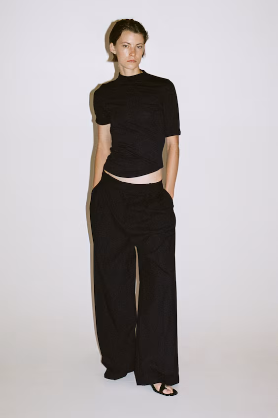 Свитер с полуворотником warming slim fit