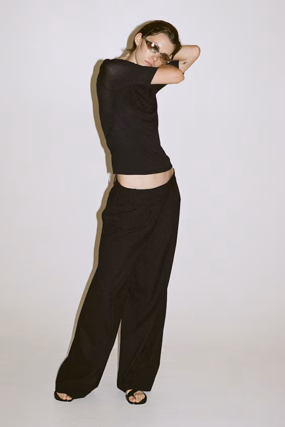Свитер с полуворотником warming slim fit