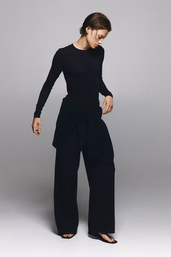 Свитер с длинными рукавами warming slim fit