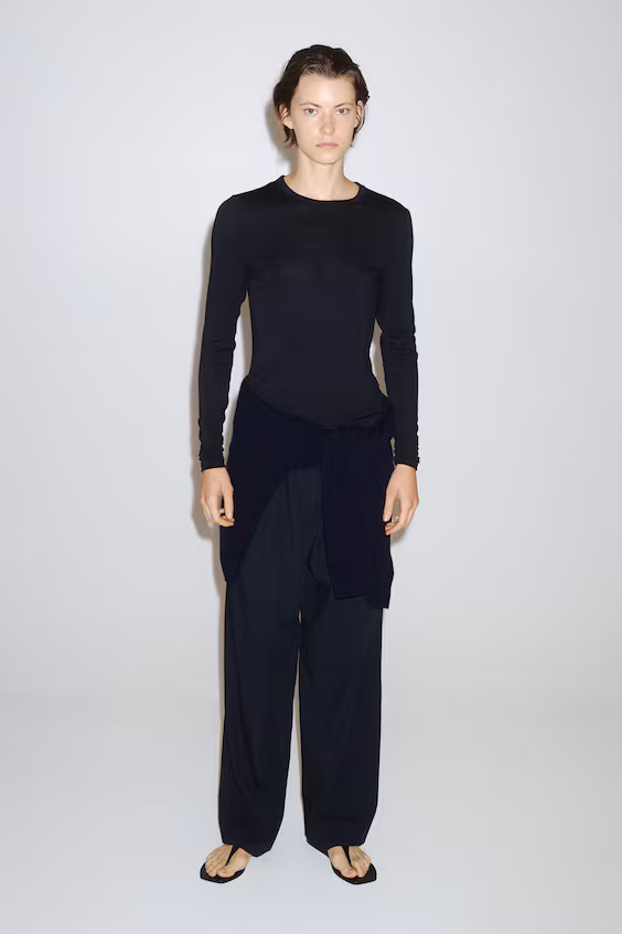 Свитер с длинными рукавами warming slim fit