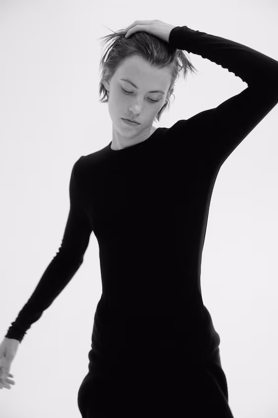 Свитер с длинными рукавами warming slim fit