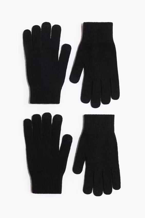 Набор из 2 пар перчаток для смартфона h&m