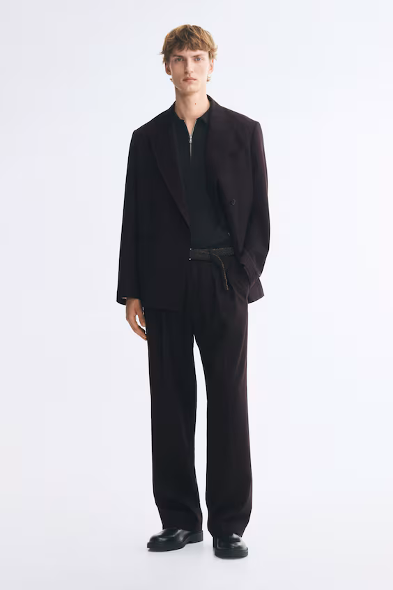 Брюки костюмного стиля loose fit