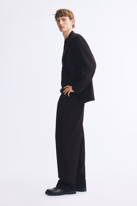 Брюки костюмного стиля loose fit