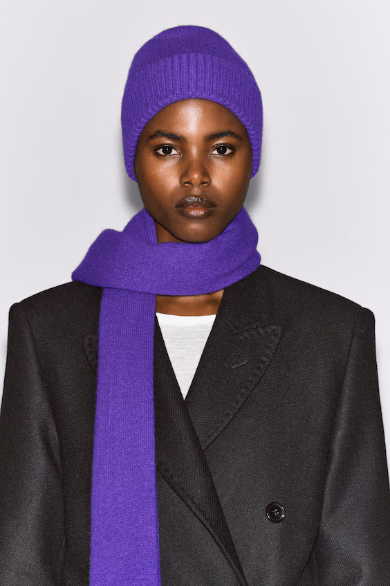 Шарф из чистого кашемира h&m