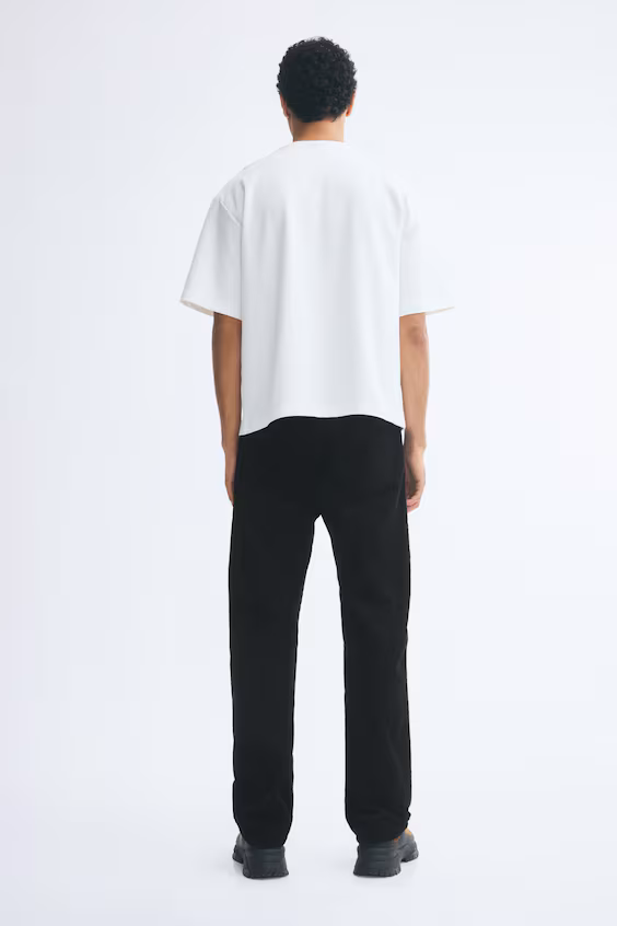 Брюки из хлопкового вельвета regular fit h&m