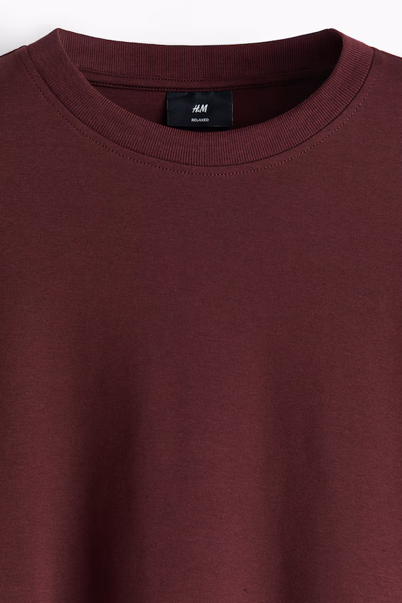 Свитер relaxed fit из интерлока h&m