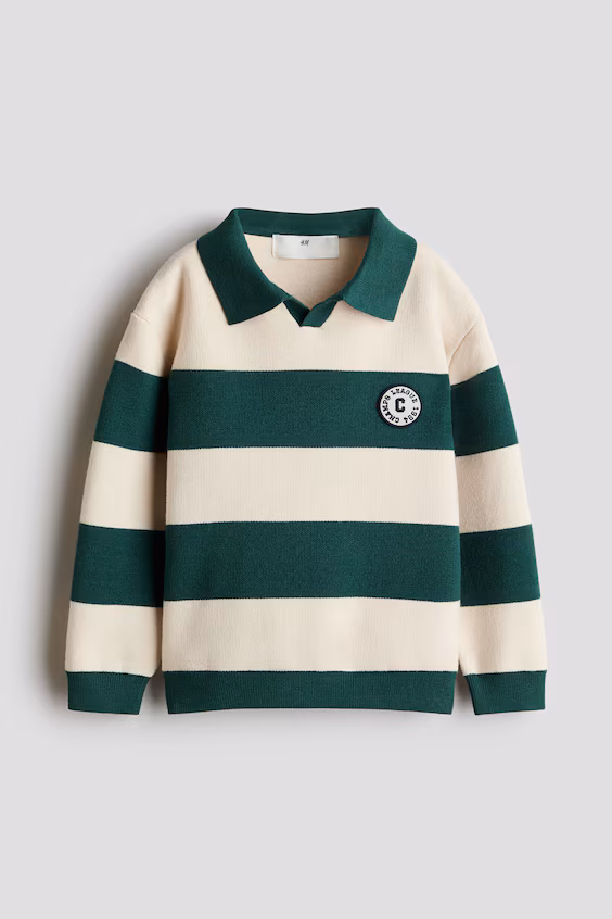 Свитер в стиле регби h&m