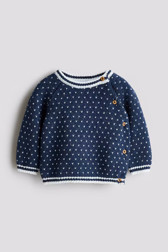 Свитер из жаккардовой ткани h&m