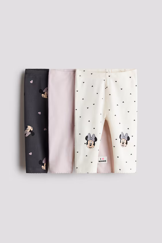 3-упаковка леггинсов с принтом h&m